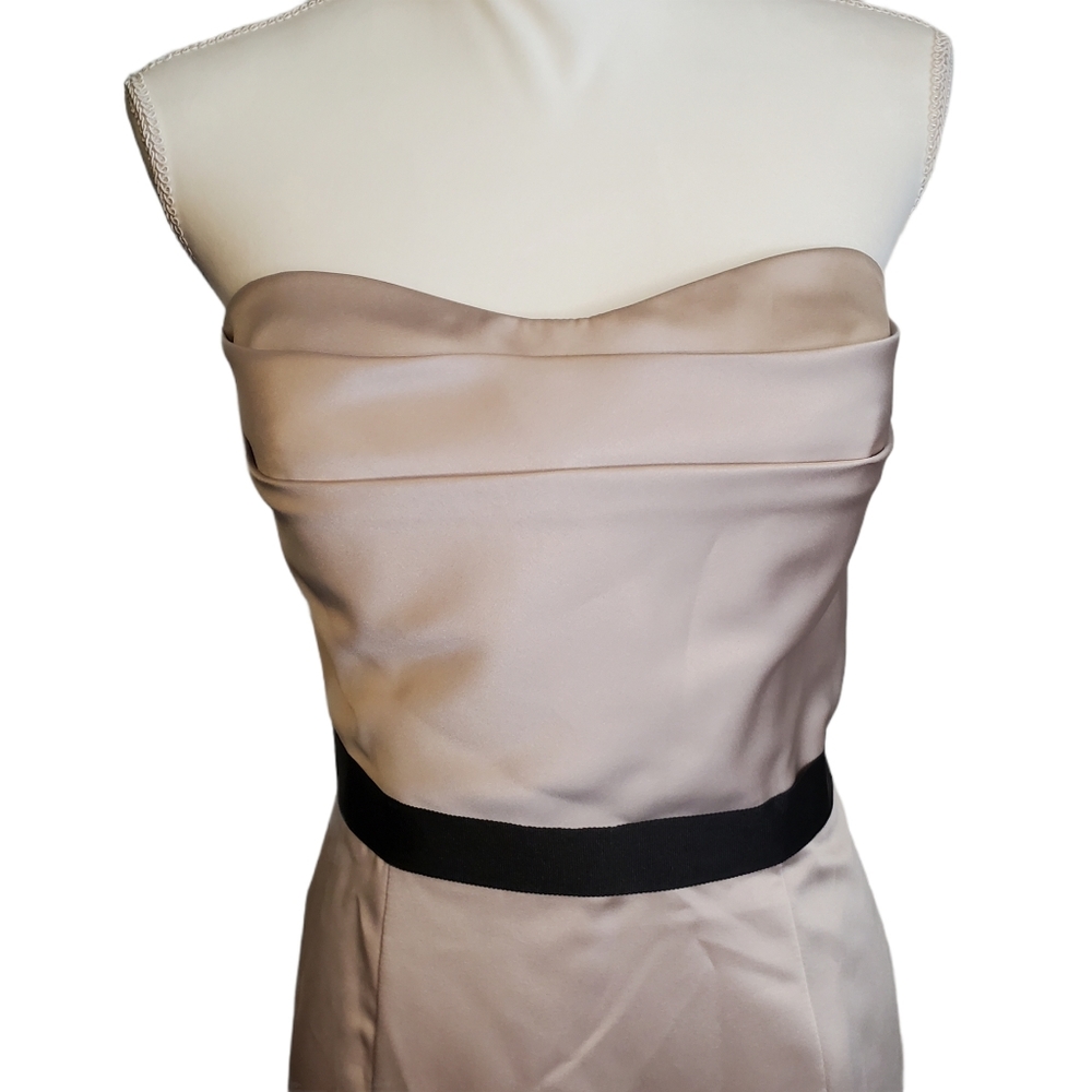 NEW Badgley Mischka Belted Waist Formal Dress - Picture 4 of 11